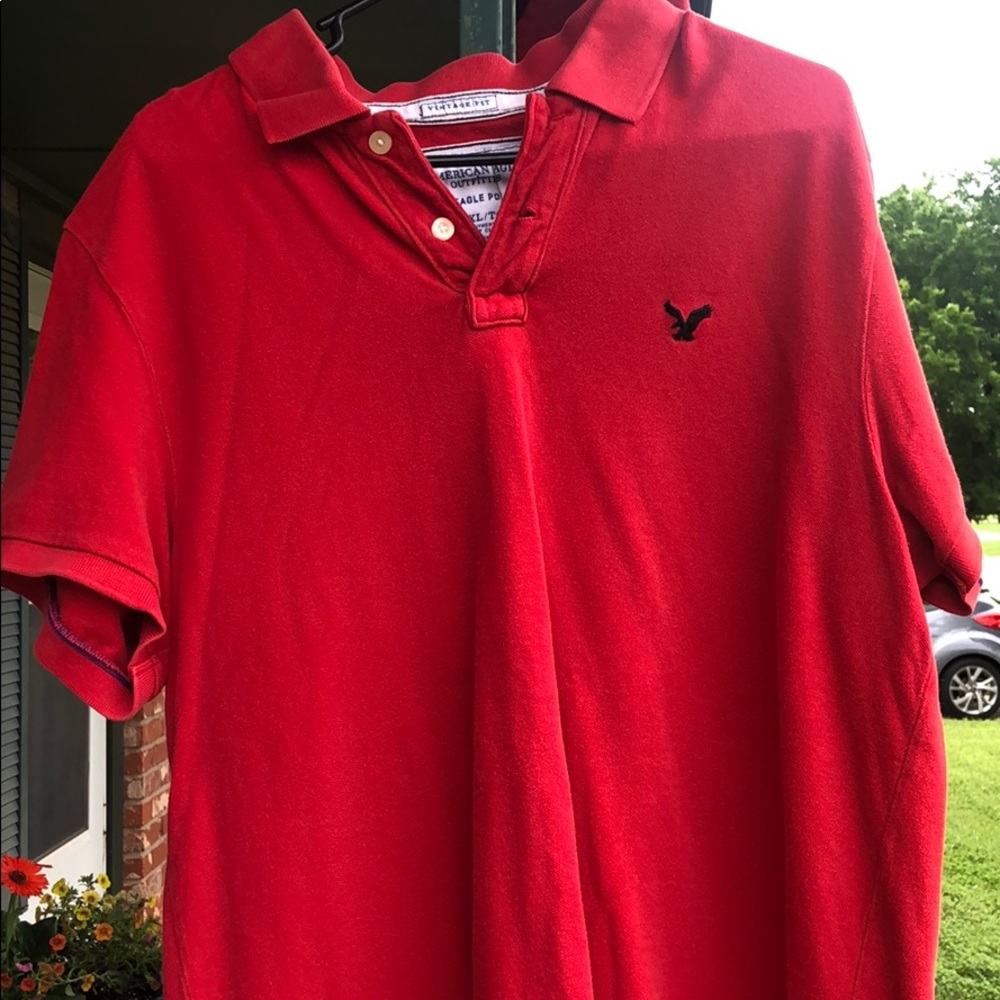 American Eagle 🦅 Red Vintage Fit XL